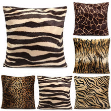 Load image into Gallery viewer, Leopard Animal Print Pattern Pillow Case Sofa Waist Throw Cushion Cover Home Decoration