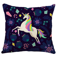 Load image into Gallery viewer, Honana 45x45cm Home Decoration Cartoon Unicorn Animal Square 12 Optional Patterns Cotton Linen Pillowcases Sofa Cushion Cover Chair Seat