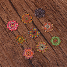 Load image into Gallery viewer, Antique Bohemian Style Buttons Scrapbooking Crafts Handmade Home Decoration Sewing Supplies